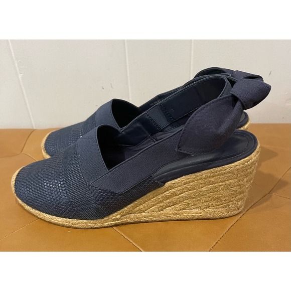 Ralph Lauren Shoes - Ralph Lauren Sling Back Navy Espadrilles Size 9